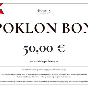 Poklon bon Divinity Perfumery u vrijednosti 50 €
