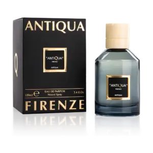 Bottle and box of AntiQua Firenze AntiQua Eau de Parfum 100 ml