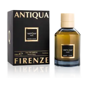 AntiQua Firenze Presente & Futuro Eau de Parfum 100 ml, bočica i kutija Bočica i kutija parfema AntiQua Firenze Presente & Futuro Eau de Parfum 100 ml