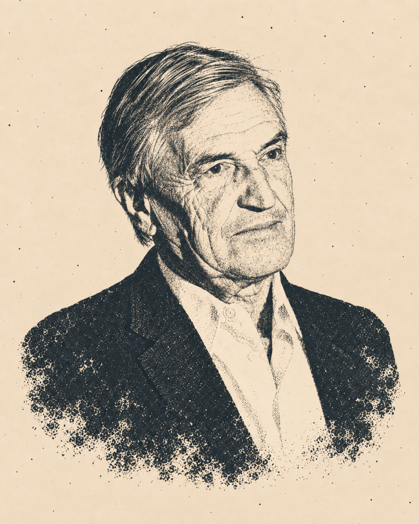 Jean-Claude Ellena, parfumer Jean-Claude Ellena, parfumer iz Grassea i dugogodišnji kućni parfumer Hermèsa, na ilustriranom portretu