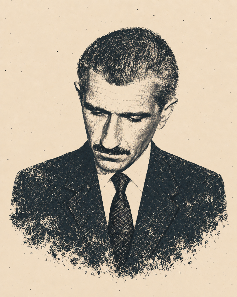 Yuri Gutsatz, parfumer Yuri Gutsatz, parfumer i osnivač kuće Le Jardin Retrouvé, na ilustriranom portretu